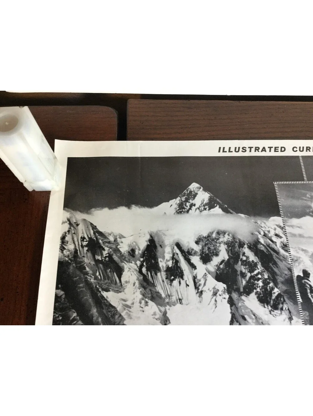 Illustrated Current News Photo - Mt Kennedy Glacier Canadian Yukon Mt Steele